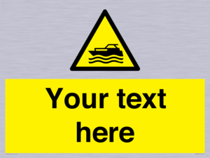 Custom Warning motorised watercraft